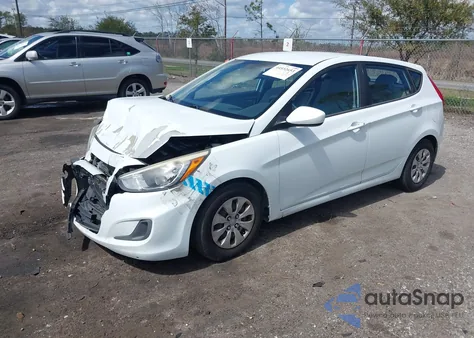 2016 Hyundai Accent Se z USA, uszkodzony, nr VIN KMHCT5AE6GU270912